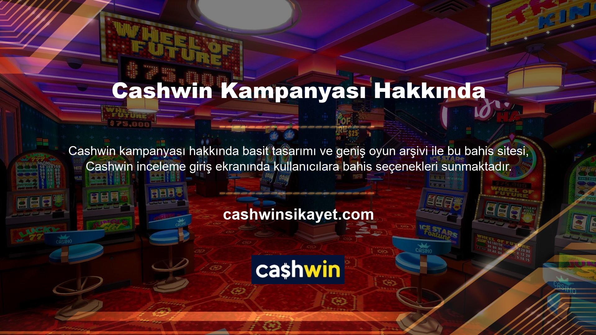 Bahis seçeneklerimiz Cashwin üzerinden canlı ve sanal bahis kampanyaları oynamanıza olanak sağlar