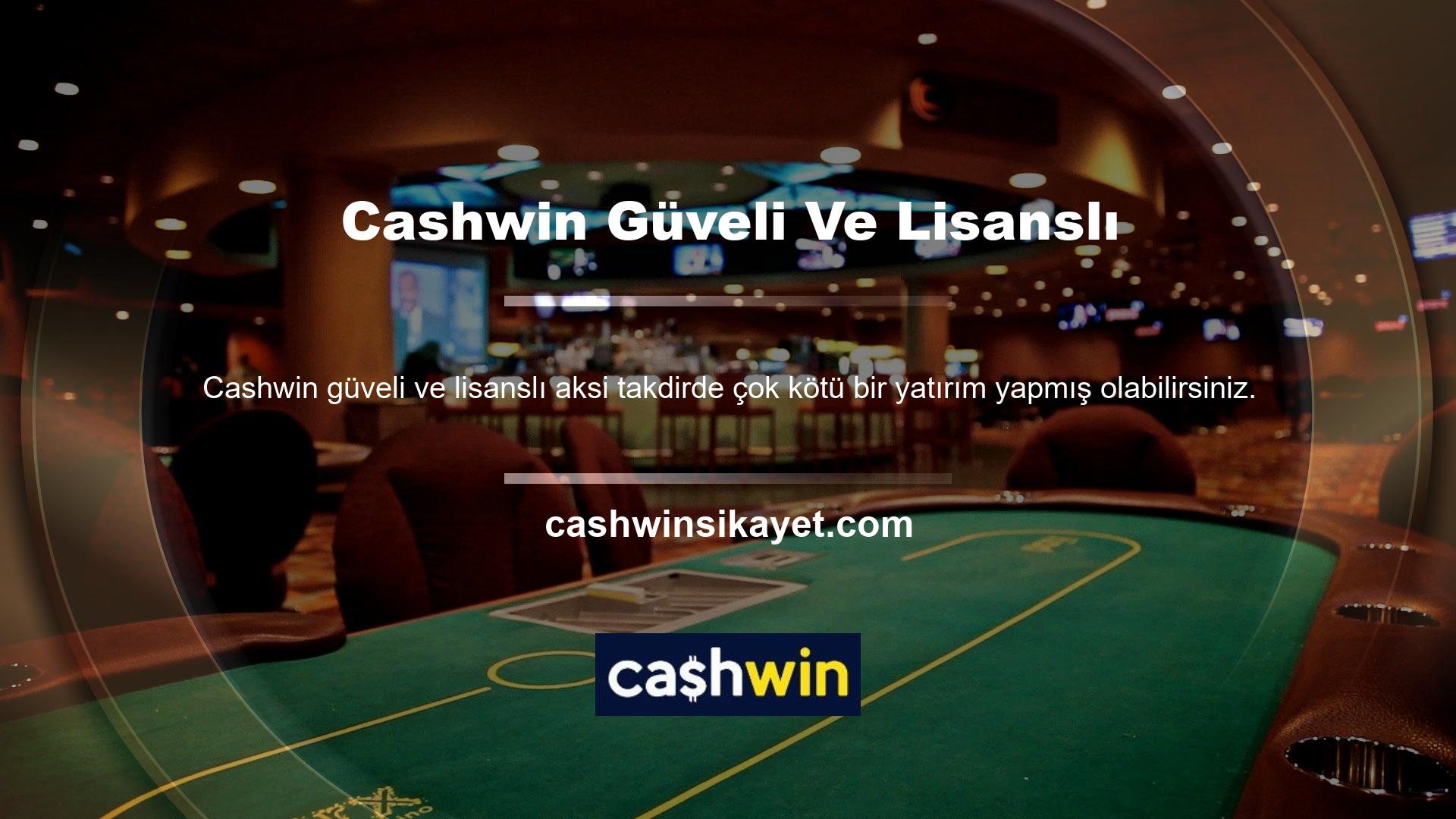 Cashwin en güvenilir ve lisanslı casino sitelerinden biri olduğu için bu tür soru işaretlerine gerek yok